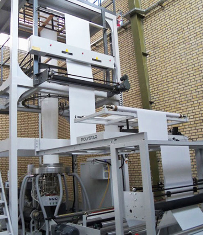 ABA 3 layer blown film machine installation in Iran 03